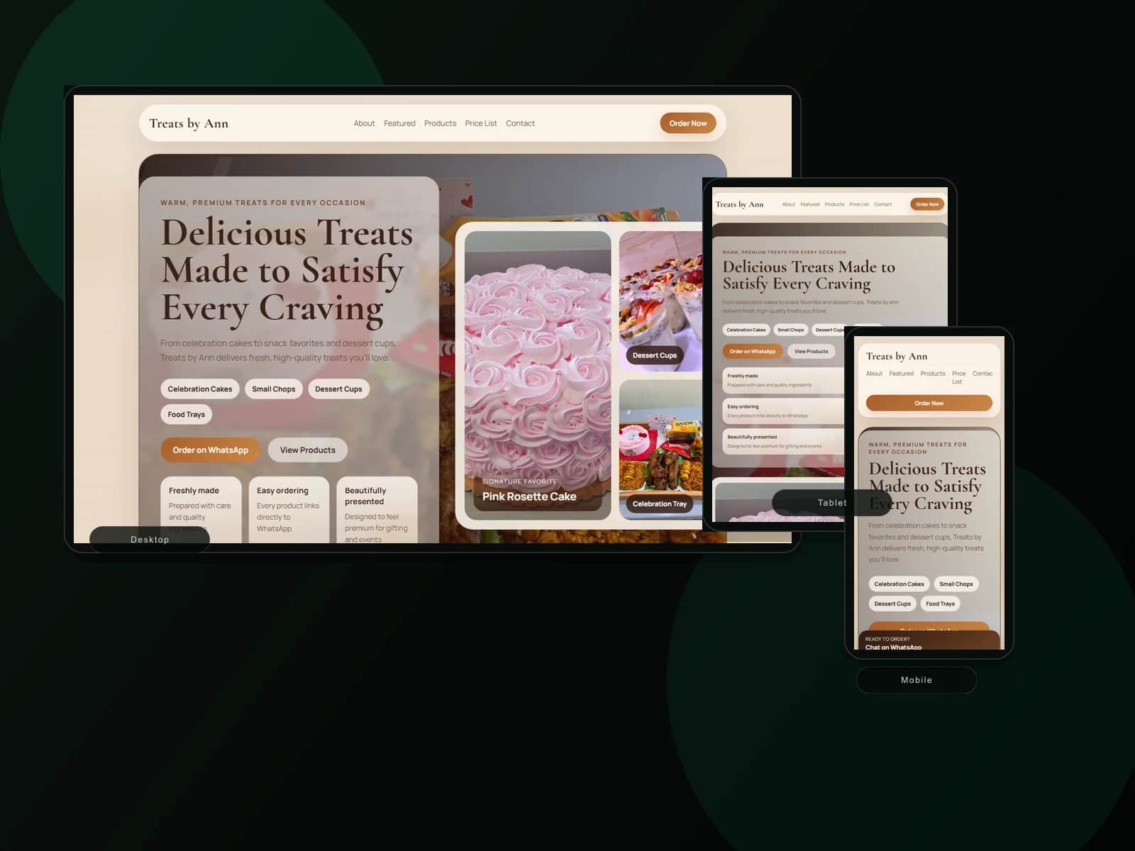 Need this level of execution on your own website? supporting visual