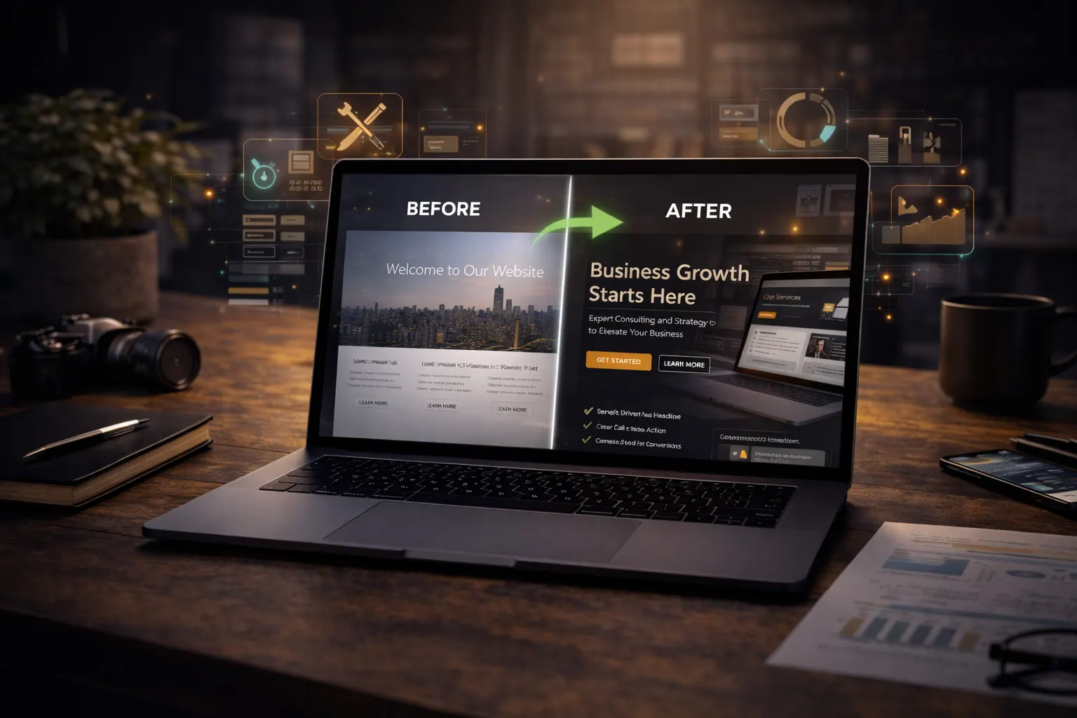 Website Redesign service presentation