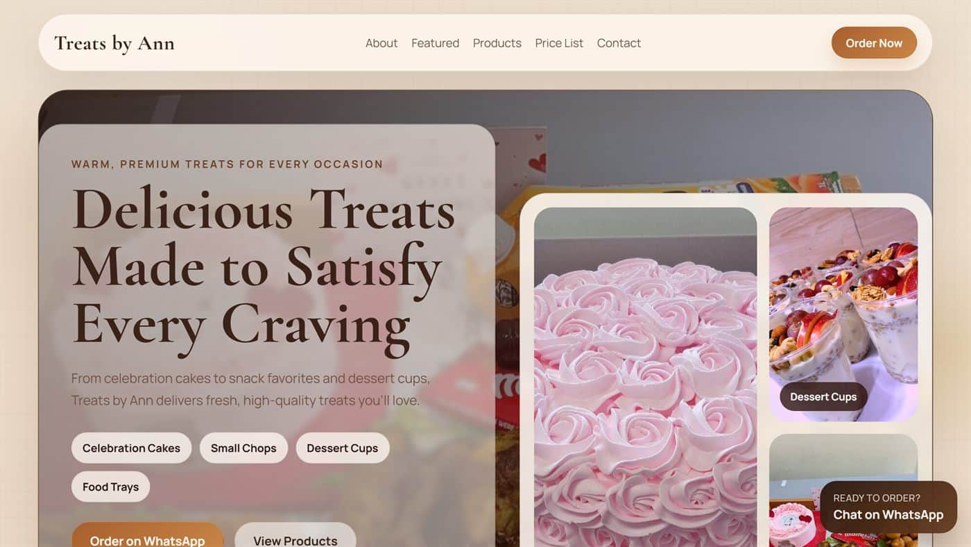 Need this level of execution on your own website? supporting visual